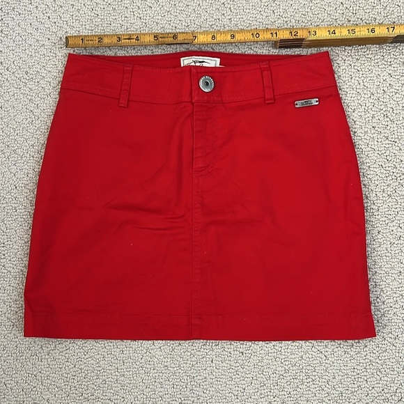 Women's Red Thomas Burberry Skirt - Picture 7 of 8